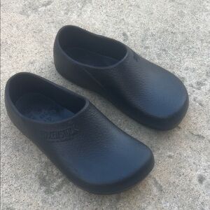Birkenstock Super Burki Black Pro-Fit Mule Clogs Women's Size 10 /Men's Size 8